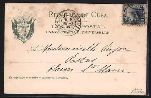 AK Habana, Paseo Carlos III., Strassenbahn