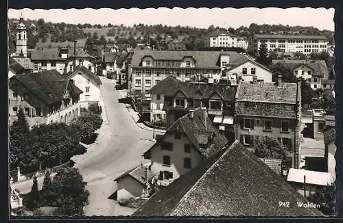AK Wohlen /AG, Blick auf eine Strasse
