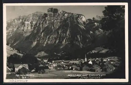 AK Mellau, Teilansicht mit Kanisfluh