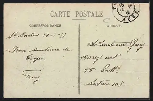 AK Troyes, Rue de la Republique, Place des Anciennes-Boucheries, Strassenbahn