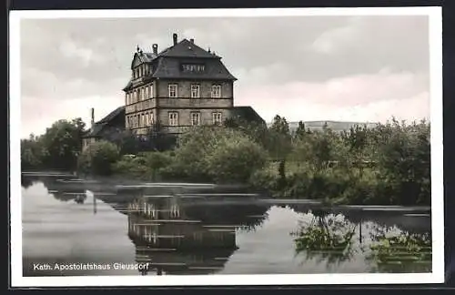 AK Gleusdorf, Blick zum kath. Apostolatshaus