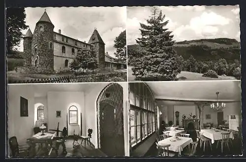 AK Bischofsheim / Rhön, Berggasthof und Pension Schloss Holzberg
