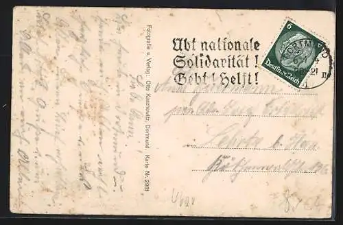 AK Dortmund, Innenansicht der Westfalenhalle