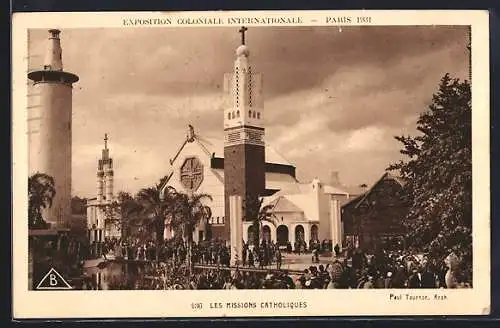 AK Paris, Exposition coloniale internationale 1931, Les missions catholiques