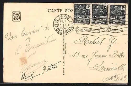 AK Paris, Exposition coloniale internationale 1931, Les missions catholiques