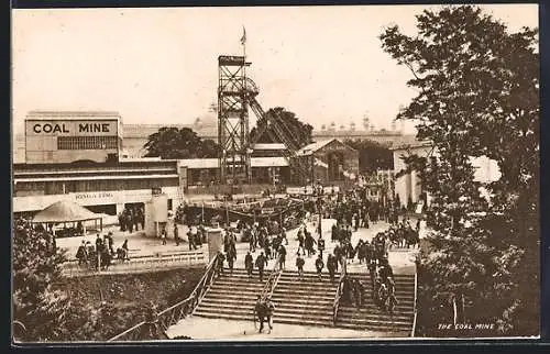 AK London, Empire Exhibition 1924, The Coal Mine