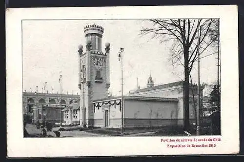 AK Bruxelles, Exposition 1910, Pavillon du nitrate de soude du Chili