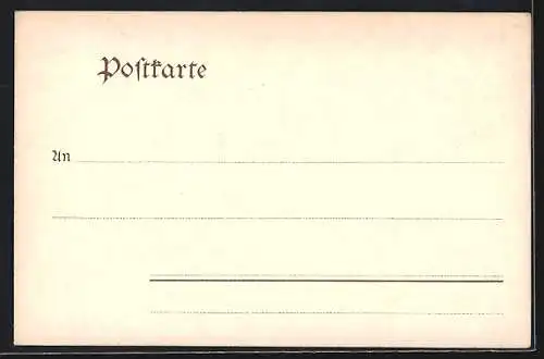 Künstler-AK Düsseldorf, Ausstellung 1904, Restaurant Alt-Düsseldorf 3
