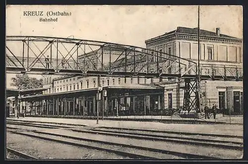 AK Kreuz, Blick auf den Bahnhof