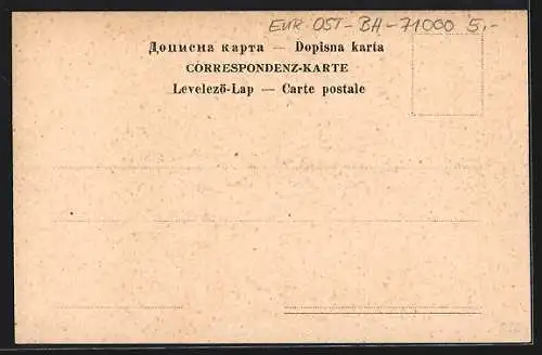 AK Sarajewo, Scenen am Wochenmarkt, Getreideverkauf