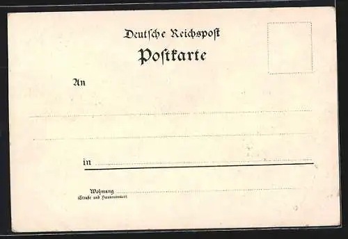 AK Berlin, Gewerbe-Ausstellung 1896, Haupt-Ausstellungsgebäude, Wasserturm, Spreewaldschänke