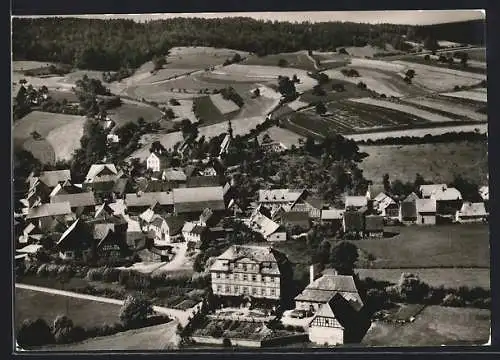 AK Gleusdorf, Fliegeraufnahme des Apostolatshauses