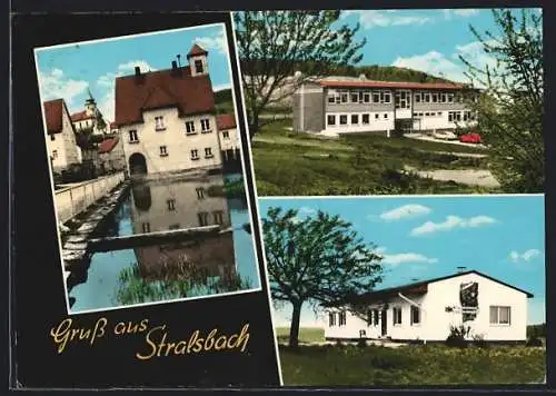 AK Stralsbach / Bad Kissingen, Euco-Markt Alois Wehner, Orts- und Gebäudeansicht