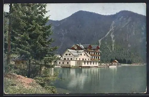 AK Breitenwang, Hotel Forelle am Plansee
