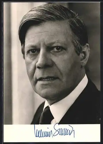 AK Portrait Bundeskanzler Helmut Schmidt