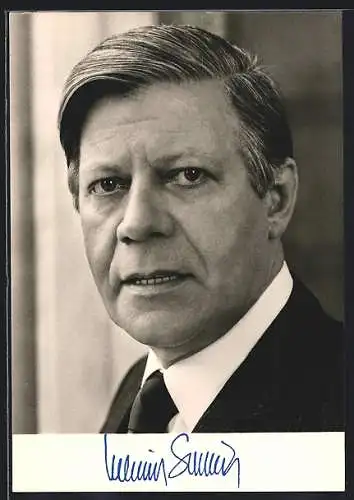 AK Portrait Bundeskanzler Helmut Schmidt