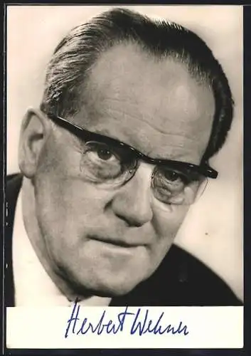 AK Portrait Herbert Wehner, Mitglied des SPD-Präsidiums