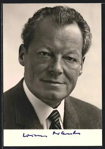 AK Dr. Willy Brandt, MdB, Bundeskanzler, Vorsitzender der SPD