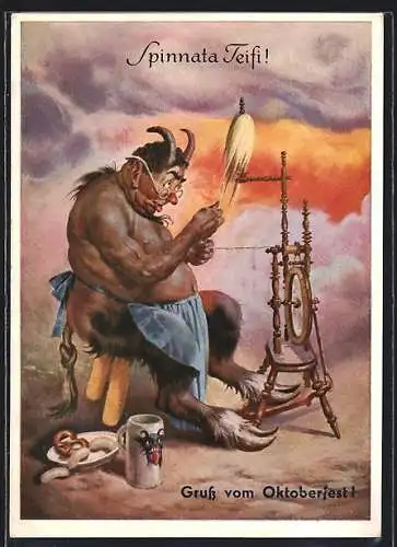 AK Spinnata Teifi! Teufel am Spinnrad