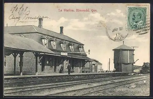 AK Rimouski, La Station, Bahnhof
