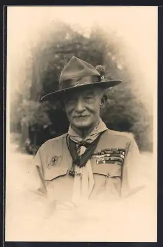 Foto-AK Chief Scout Baden Powell