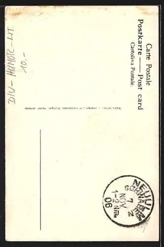 Künstler-AK Berlin-Köpenick, Der Schwindelhauptmann zu Köpenick