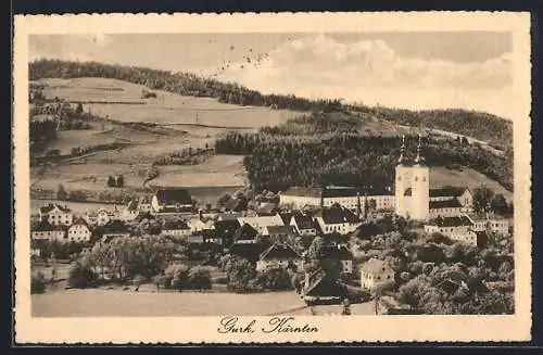 AK Gurk /Kärnten, Teilansicht mit Kloster