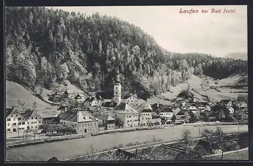 AK Bad Ischl, Laufen mit Kirche