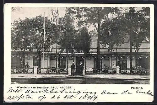 AK Pretoria, Woonhuis van President Paul Krüger
