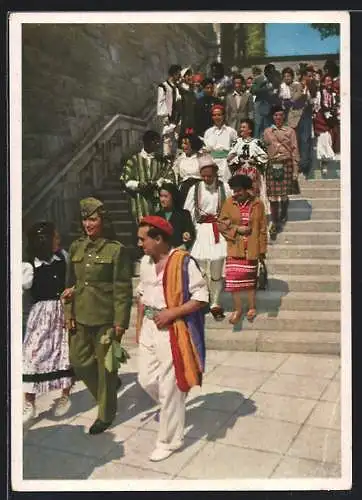 AK Treffen der freien Jugend der Welt, DDR-Propaganda