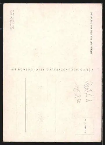 AK Treffen der freien Jugend der Welt, DDR-Propaganda