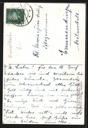 Künstler-AK Thomas Riss: Junger Bacchus