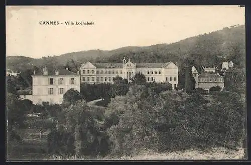 AK Cannes, Villa Lochabair et paysage environnant