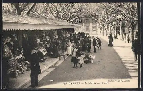 AK Cannes, Le Marché aux Fleurs