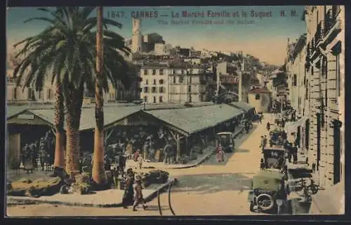 AK Cannes, Le Marché Forville et le Suquet