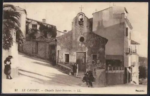AK Le Cannet, Chapelle Saint-Sauveur