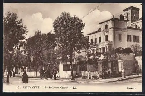 AK Le Cannet, Le Boulevard Carnot