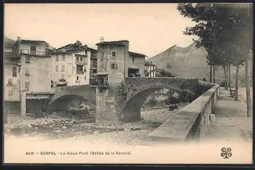 AK Sospel, Le Vieux Pont (Vallée de la Bevera)