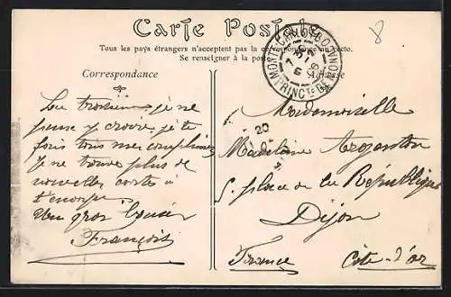 AK Roquebrune, Vue générale du village sur la colline