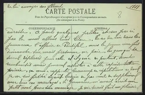 AK Cap Martin, Le Pavillon avec vue sur la mer et calèche devant l`entrée