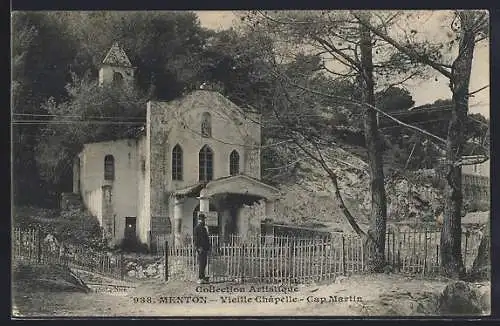 AK Menton, Vieille Chapelle à Cap Martin
