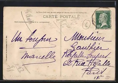 AK Saint-Martin-du-Var, Entrée du Village