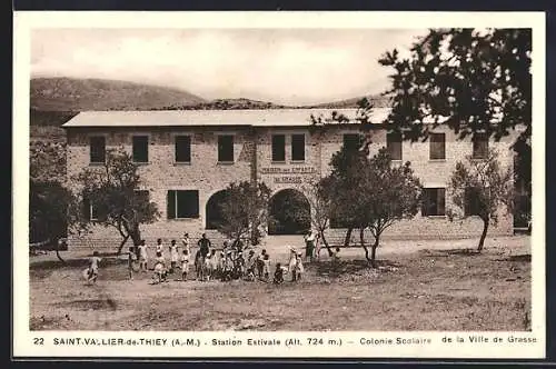 AK Saint-Vallier-de-Thiey, Station estivale et colonie scolaire de Grasse