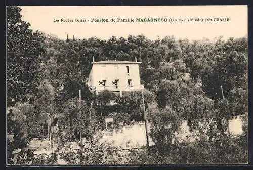 AK Grasse, Les Roches Grises, Pension de Famille MAGAGNOSC à 310 m d`altitude