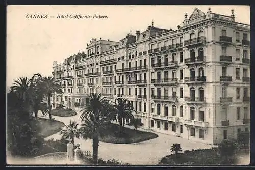 AK Cannes, Hôtel Californie-Palace et son élégante facade