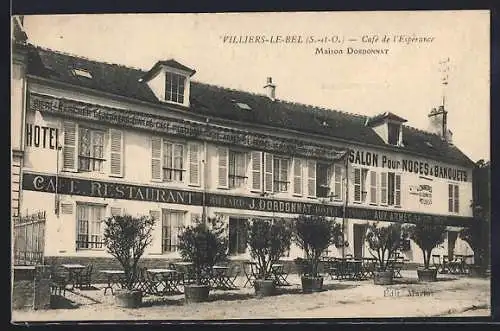 AK Villiers-le-Bel, Café de l`Espérance et Maison Dordonnat