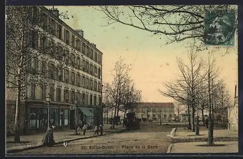 AK Saint-Ouen, Place de la Gare