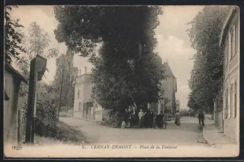 AK Cernay-Ermont, Place de la Fontaine