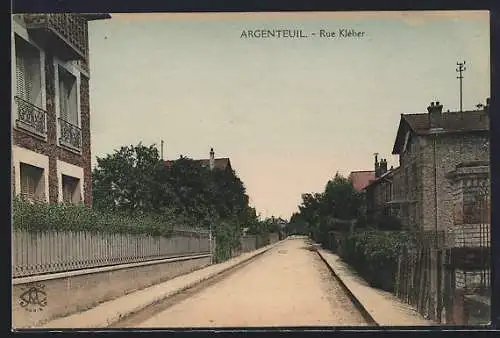 AK Argenteuil, Rue Kléber