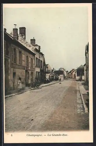 AK Champagne, La Grande-Rue